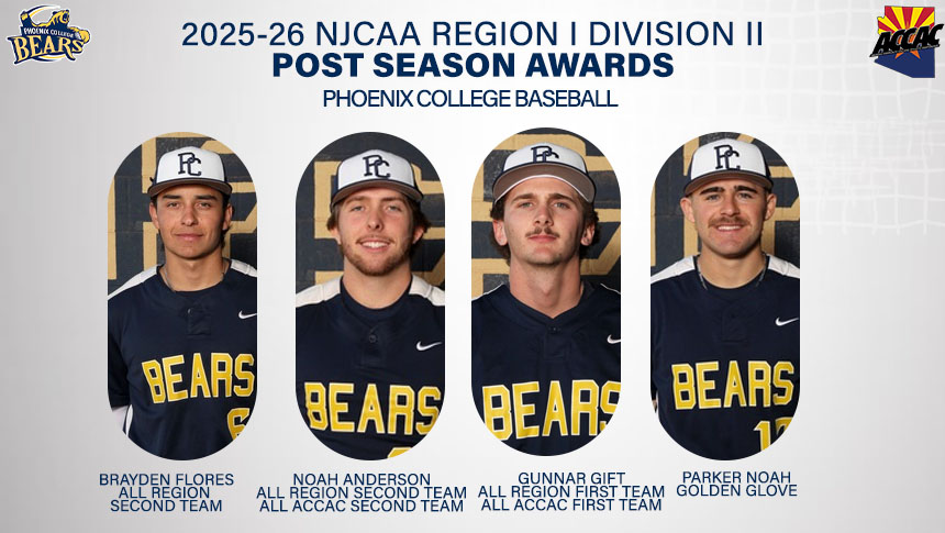 Phoenix College Baseball Postseason Honors