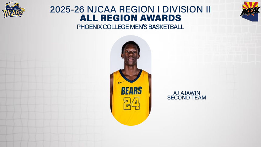 Ajawin Earns Second Team All-Region for the second straight year