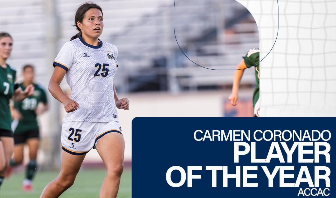 Carmen Coronado Named ACCAC Women&rsquo;s Soccer Player of the Year