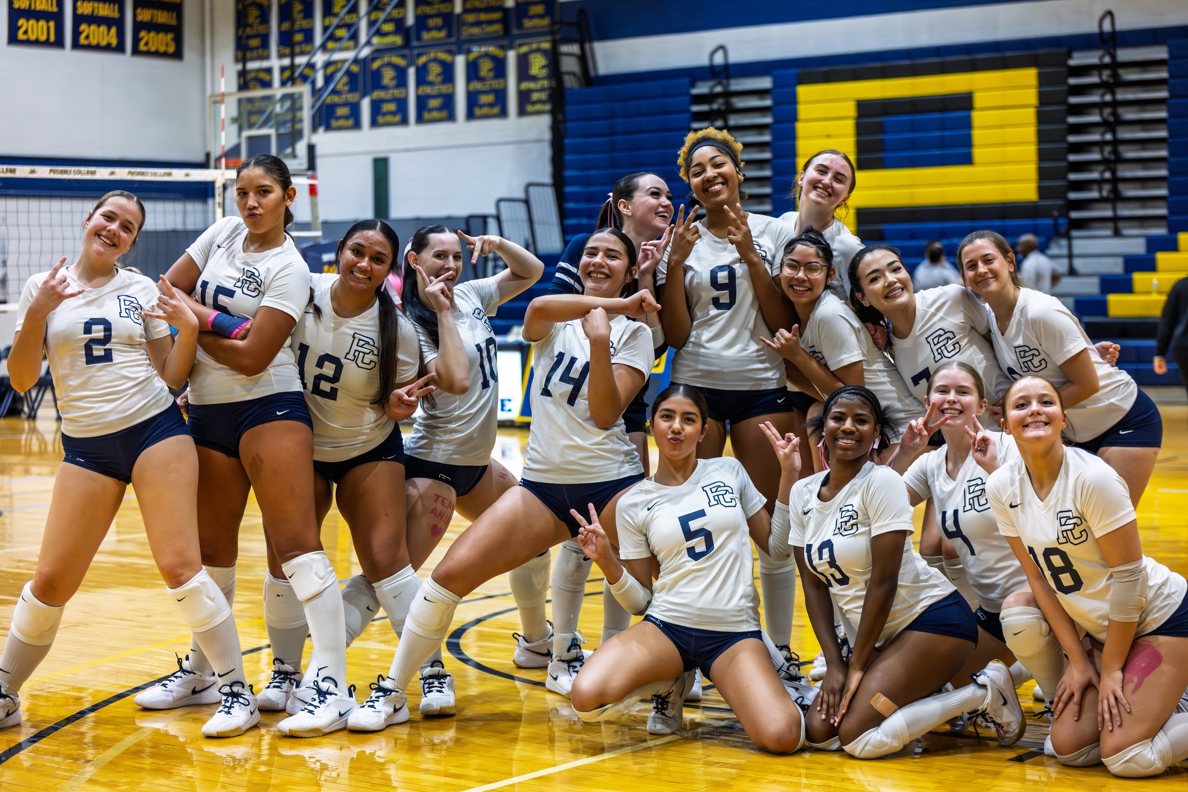 Phoenix College Outlasts Park University in Five-Set Thriller