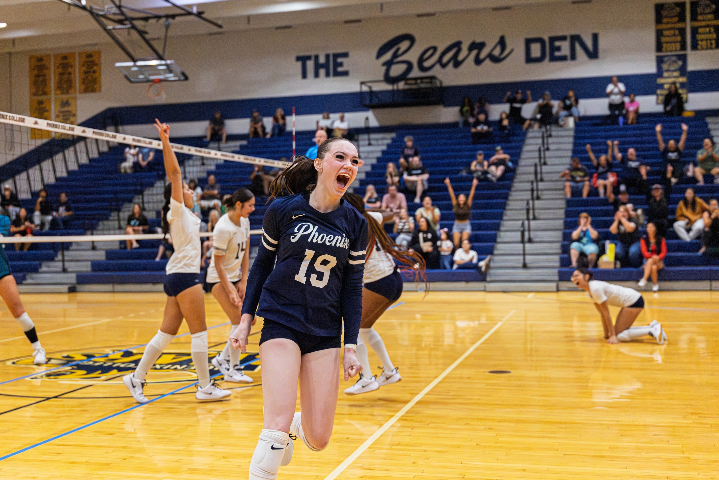 Phoenix College Volleyball Outlasts Chandler-Gilbert in Five Sets